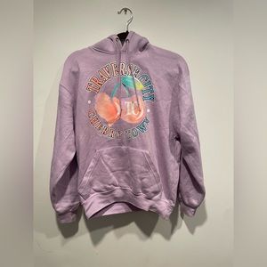 Light purple custom made hoodie